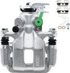 Rear Left Brake Caliper With Bracket Replacement for Honda Accord 2008 2009 2010 2011 2012, ACURA TSX 2009 2010 2011 2012 2013 2014, Rear Driver Side: 19B3359, 19285712, FRC12164, 18FR2716