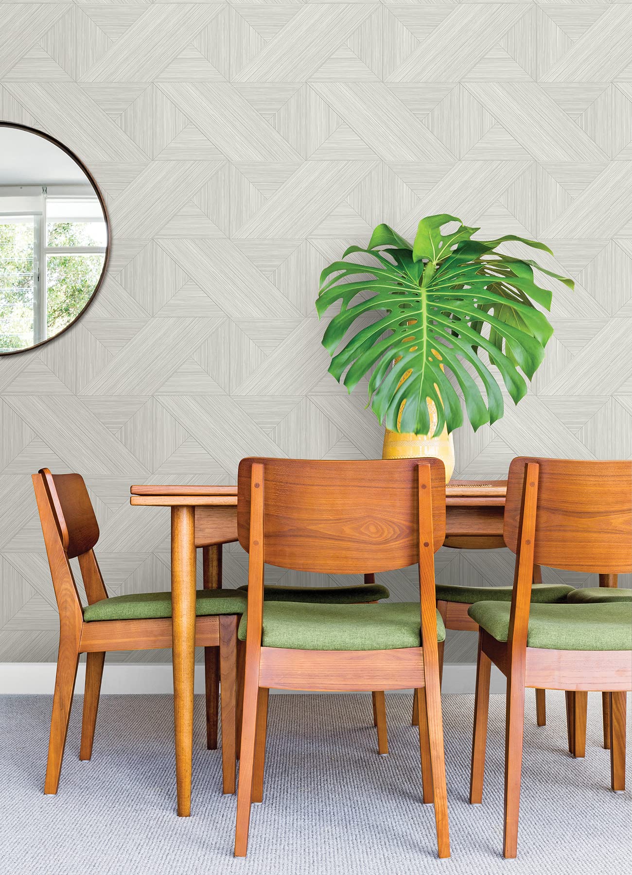 Scott Living Krem Weser Yapıştır ve Bırak Duvar Kağıdı