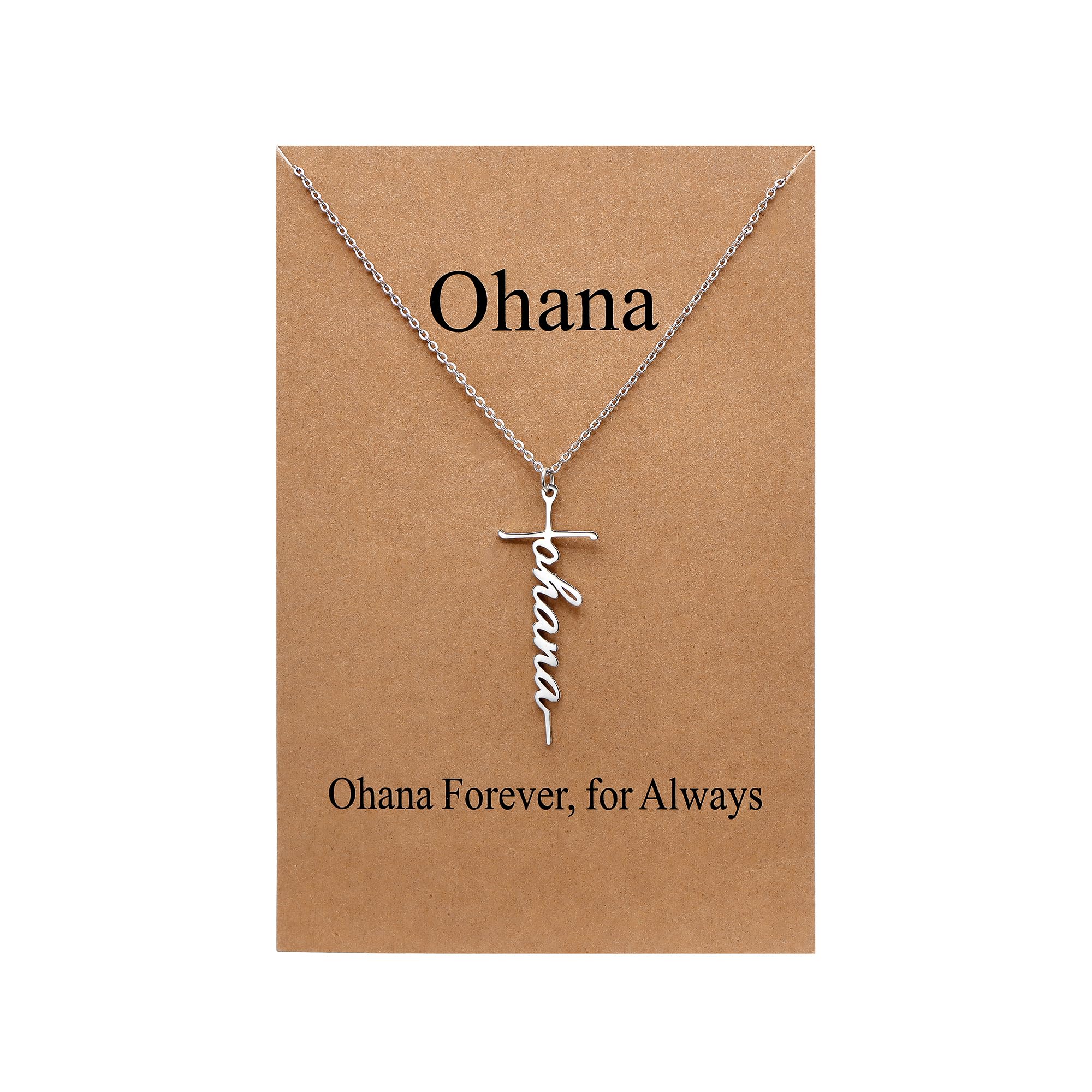 Lcherry Faith Cross Pendant Necklace for Women Religious Christian Jewelry Mother's Day Gifts for Women