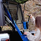 EZLIFT Hard Top Remover Lift for Jeep Wranglers: 1997 & up (TJ/JK/JKU/JL/JLU), 2&4 dr lifted Jeep Wranglers & 4-Dr Broncos. One Person Removal System-Take Off Your Top in Minutes! Patent Pending