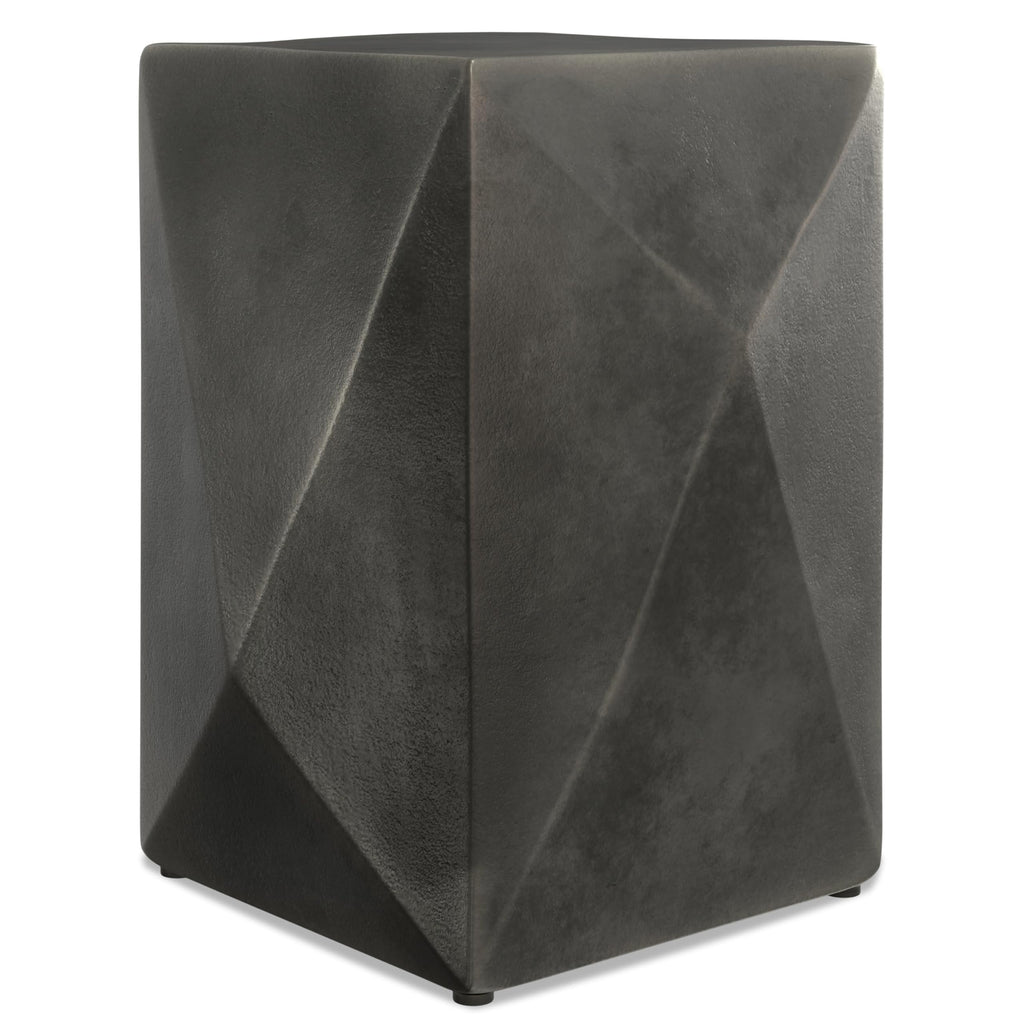 SIMPLIHOME Whitney Industrial 17 inch Wide Metal Storage Accent Side Table in Antique Bronze, Fully Assembled for the Living Room and Bedroom