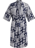 COOFANDY Men's Lightweight Kimono Robe Japanese Bathrobes Open Front Long Cardigan Cloak with Belt
