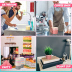 500 Pack Paper Ice Cream Cups 8 oz Ice Cream Sundae Cups Bulk Disposable Dessert Bowls Treat Snack Cups Frozen Yogurt Cup for Hot or Cold Food Soup Fruits Birthday Bar Party Supplies, 10 Colors