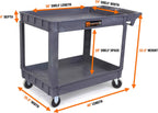 WEN 500-Pound Capacity 46 By 25.5-Inch Extra Wide Service Utility Cart