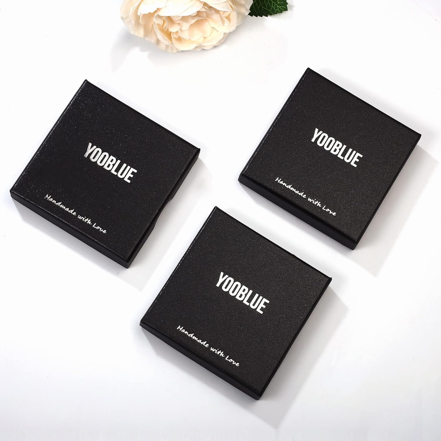 Yooblue Cross Necklace for Men, Gold Black Silver Mens Cross Necklaces Stainless Steel Cross Pendant Necklace Simple Jewelry Gifts Cross Chain Necklace for Men