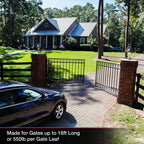 Mighty Mule MM372W Dual Automatic Gate Opener, Smart and Solar Ready-Up to 16ft Long or 550lb per Leaf, Black, 1 Dual Gate Opener Kit