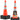 Xpose Safety 28 Inch Orange Slim Line Traffic Cones with 6" & 4" Collars, 24 Pack Multipurpose PVC Plastic Safety Cone for Parking, Soccer, Caution, Kids & Construction - DOT Approved
