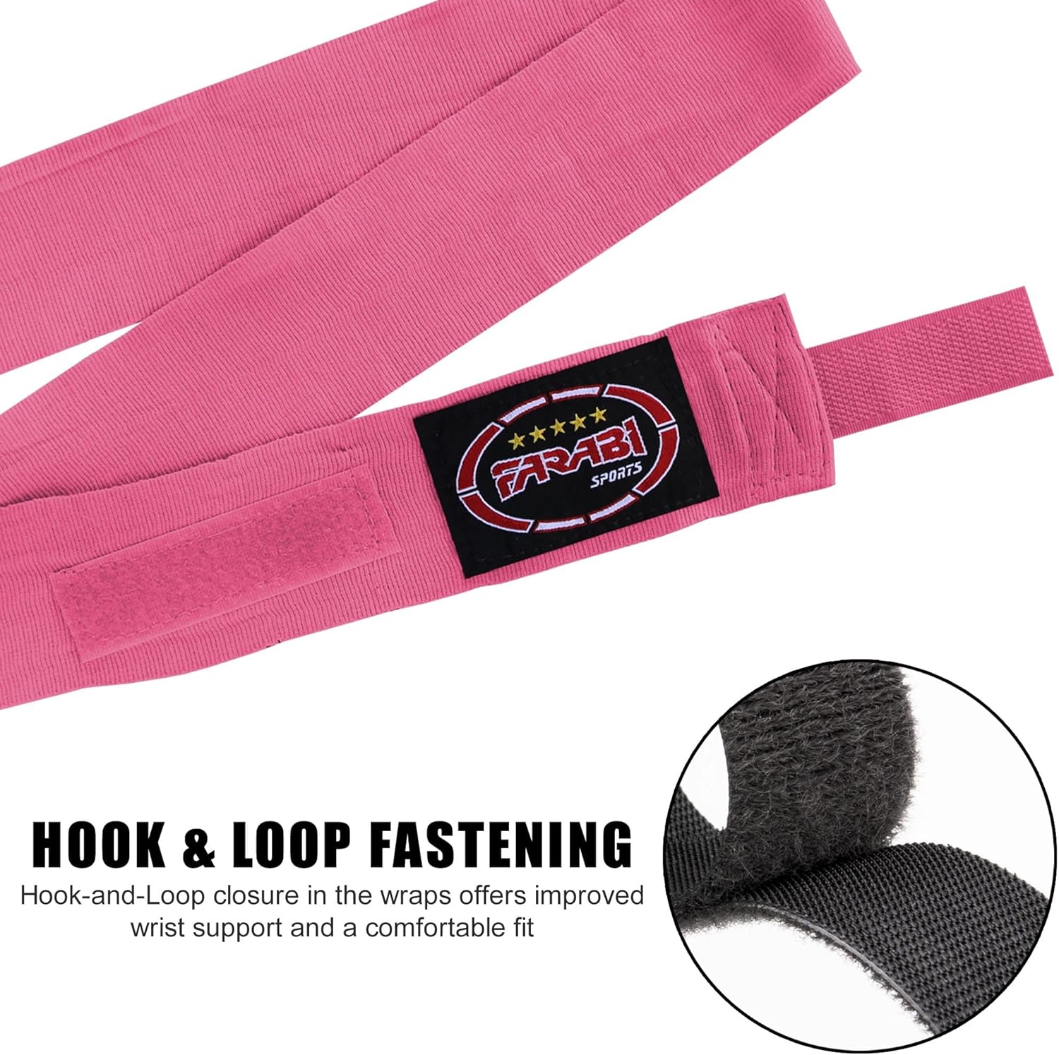 FARABI Kids Boxing Hand Wraps 2.5 Meters Junior Hand Wraps Boxing Hand Wraps Muay Thai Hand Wraps MMA Boxing Hand Wraps Men Boxing Hand Wraps Kids Boxing Hand Wraps Inner Gloves