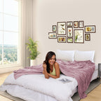 Coperta Elettrica Riscaldata 72"x84" Taglia Completa, Morbido Pile di Corallo con 4 Livelli di Riscaldamento e Spegnimento Automatico dopo 10 Ore, Lavabile in Lavatrice, Tessuto Morbido e Accogliente per la Casa, Grigio Scuro