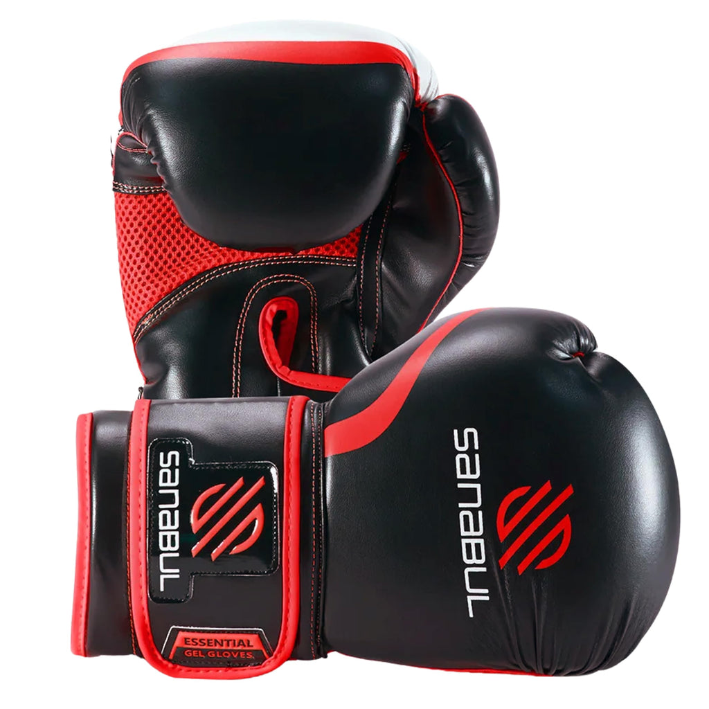 Sanabul Essential Gel Boxing Gloves for Men & Women, Kickboxing MMA, Muay Thai Gloves and Heavy Bag Training Punching & Sparring