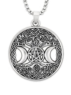 HAQUIL Viking Celtic Wiccan Tree of Life Pendant Necklace, Tree of Life Jewelry Gifts for Men and Women