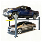KATOOL 3.0HP 11000Lbs 4 Post Lift 4 Post Parking Service Storage Lift Lifting Height 84 Inch Extra Tall Extra Long Extra Wide 110v Four Post Parking Lift 4-Post Auto Lift Garage Lift Storage
