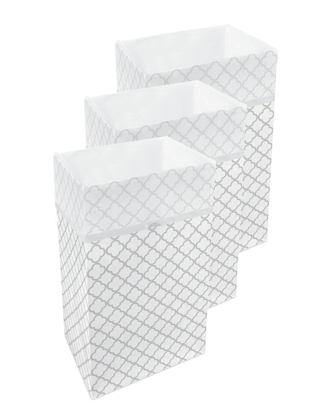 30 Gallon Disposable Pop-Up Trash Cans (3-Pack) with Fitted Bags – Foldable Garbage & Recycling Bins for Parties, Events & Kitchen (Black, 30" H x 14" W x 17" D)