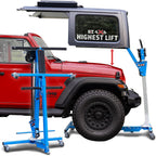 EZLIFT Hard Top Remover Lift for Jeep Wranglers: 1997 & up (TJ/JK/JKU/JL/JLU), 2&4 dr lifted Jeep Wranglers & 4-Dr Broncos. One Person Removal System-Take Off Your Top in Minutes! Patent Pending