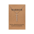 Lcherry Faith Cross Pendant Necklace for Women Religious Christian Jewelry Mother's Day Gifts for Women