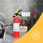 Ougist ABC Fire Extinguisher for Home & Vehicle - 2.5 lb 1-A:10-B:C Rated, Dry Chemical Fire Safety with Quick-Release Handle, Certified for Kitchen/Car/Boat Use-Model FF1KG-2Pack