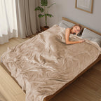 Elektrisch verwarmd deken 72" x 84" volledige maat flanellen stof met 4 verwarmingsniveaus & 10 uur automatische uitschakeling, ademend warm en wasbaar voor zacht en bed - lichtgrijs