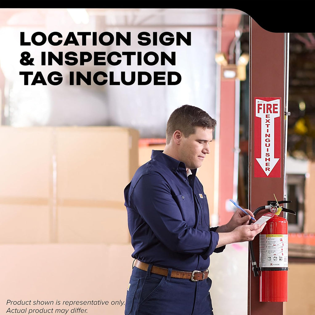 Kidde Commercial-Grade Fire Extinguisher for Office, Schools, Rechargeable, 2A10BC, 2 Pack