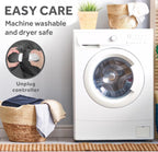 Sunbeam Royal Ultra Fleece Heated Electric Blanket Queen Size, 90" x 84", 12 Heat Settings, 12-Hour Selectable Auto Shut-Off, Fast Heating, Machine Washable, Warm and Cozy, Indigo