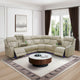 Beige Power Sectional Sofa Set