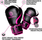 Sanabul Essential Gel Boxing Gloves for Men & Women, Kickboxing MMA, Muay Thai Gloves and Heavy Bag Training Punching & Sparring