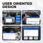 OBD2 Scanner TOPDON AD500, Oil SAS Throttle TPMS BMS EPB Reset, Engine ABS SRS Transmission, Diagnostic Scan Tool, AutoVIN, Car Check Engine Code Reader with Battery Test, Lifetime Wi-Fi Free Update