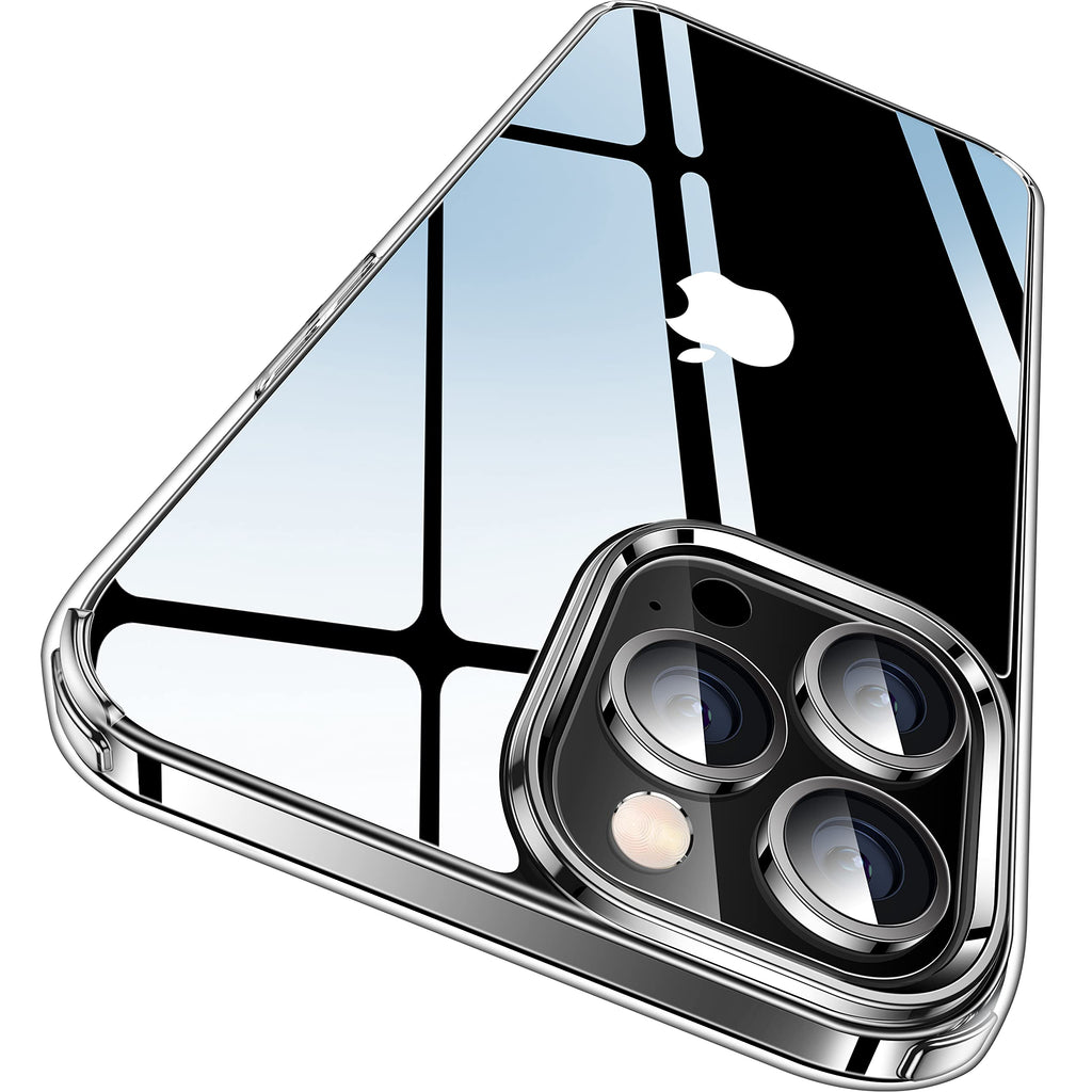 CASEKOO for iPhone 13 Pro Max Case Crystal Clear, [Not Yellowing] [Military-Drop Protection] Shockproof Protective for iPhone 13 ProMax Phone Case 6.7 inch 2021, Clear