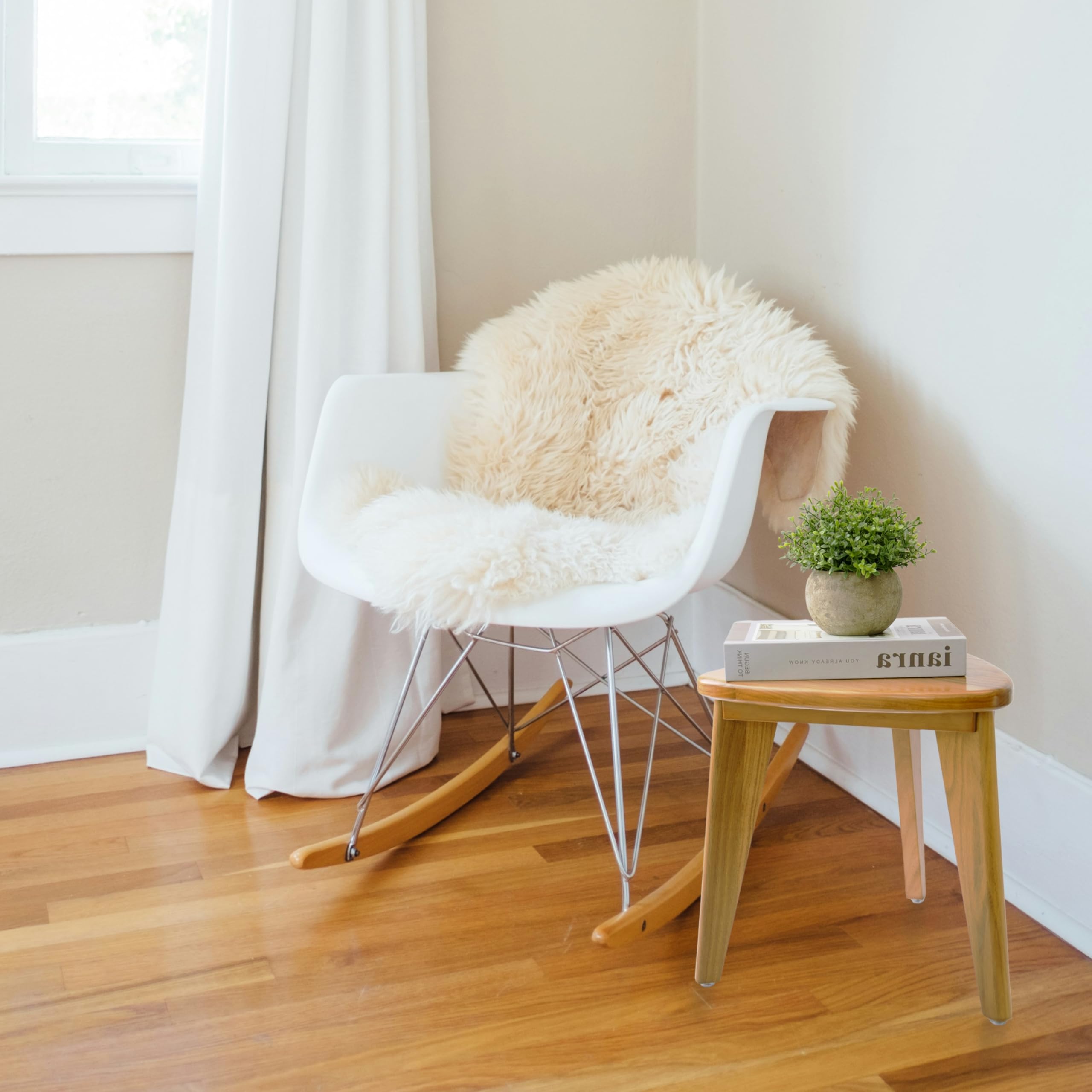 TeakAura Teak Shower Stool, Teak Shower Bench, Waterproof Wood Chair for Inside Shower, 12'' Spa Foot Rest for Shaving Legs, Organizer Teak Stool, Corner Seat for Bathroom Livingroom