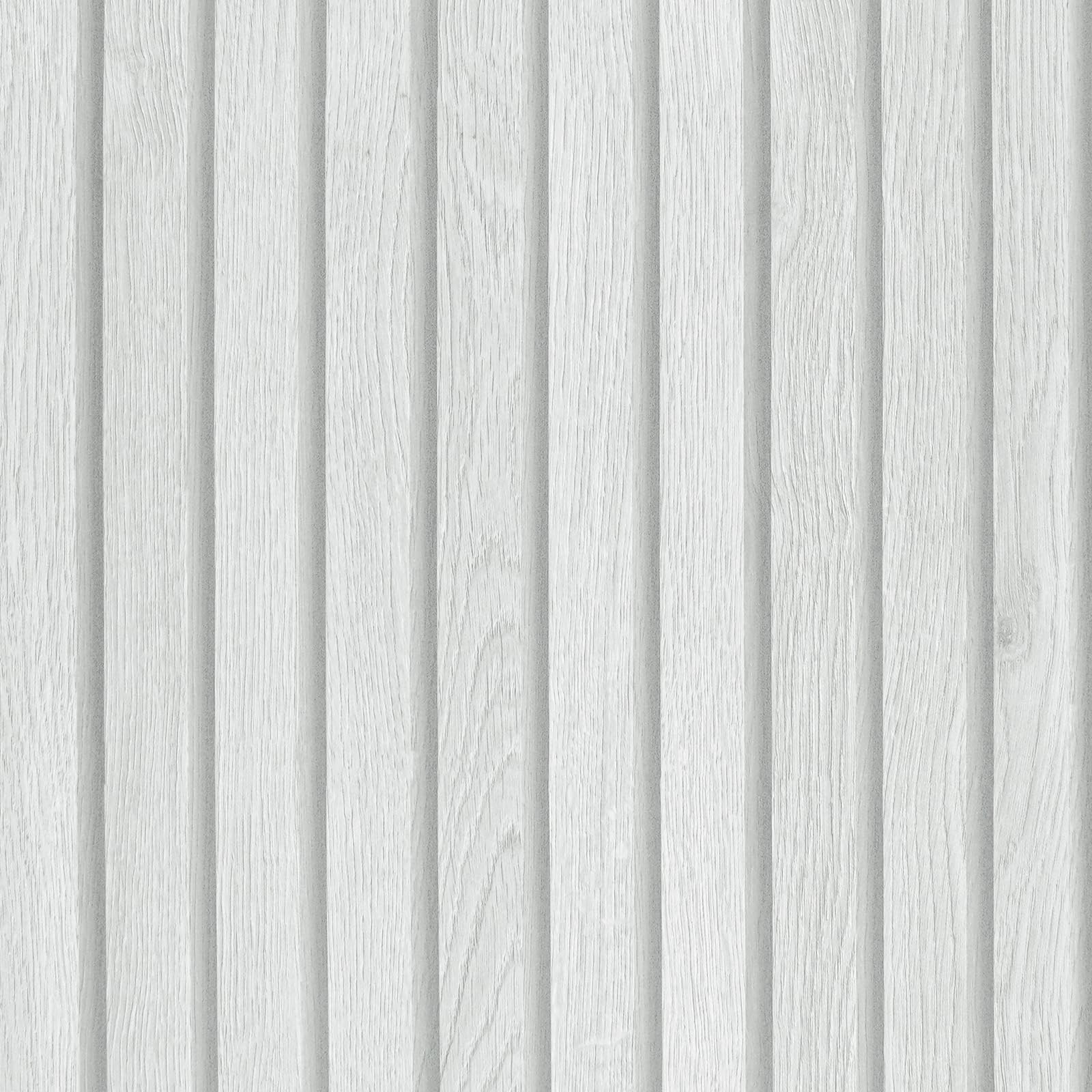 VEELIKE 15.7''x118'' Ahşap Şerit Yapışkan Duvar Kağıdı Beyaz Beadboard Duvar Kağıdı Banyo Yatak Odası için Su Geçirmez Çıkarılabilir Şerit Duvar Kağıdı Yapışkan Ahşap Temas Kağıdı Duvarlar, Tezgahlar, Dolaplar için