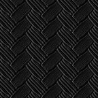 کاغذ دیواری حصیری بافت‌دار Livelynine مشکی قابل چسباندن و جدا کردن برای پوشش کابینت حمام و آشپزخانه، کاغذ تماس ضدآب مشکی برای کابینت‌ها 15.8x78.8 الگوی حصیری مات مدرن