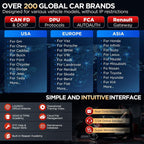 Launch X431 PRO3S+ V5.0,2025 Upgrade All-in-One Bidirectional Scan Tool,HD Trucks Scan,Topology Map,ECU Coding,55+ Service,Full System,CANFD&DOIP,DBSCar VII VCI 2-Year Update