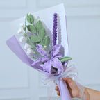 Crochet Flower Pot Forget-me-not Pink Thank You Crochet Gifts for Women Coworker Graduation & Mother's Day Gift Pink Crochet Potted Flower for Women Teacher| Handmade Knitted Potted Plant