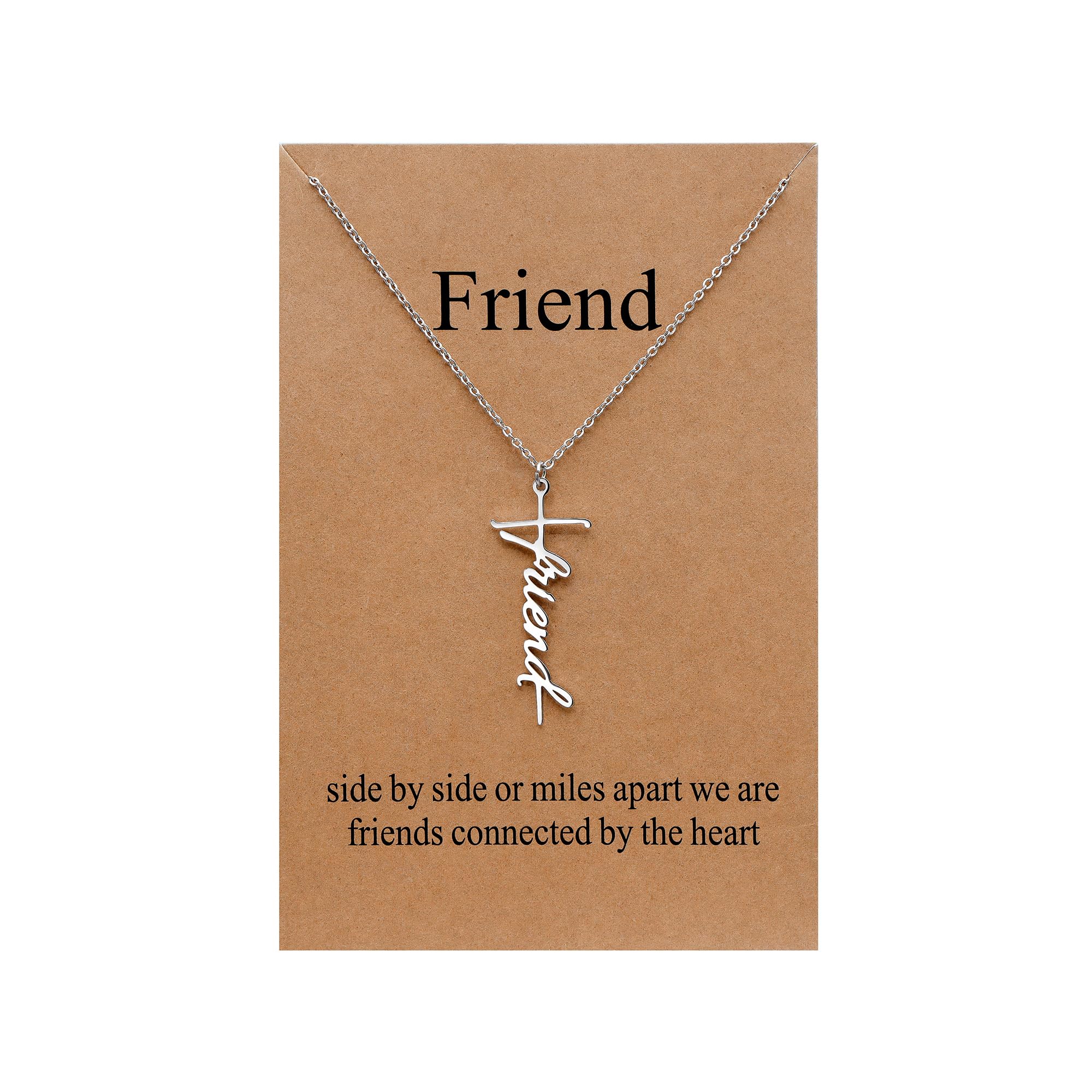 Lcherry Faith Cross Pendant Necklace for Women Religious Christian Jewelry Mother's Day Gifts for Women