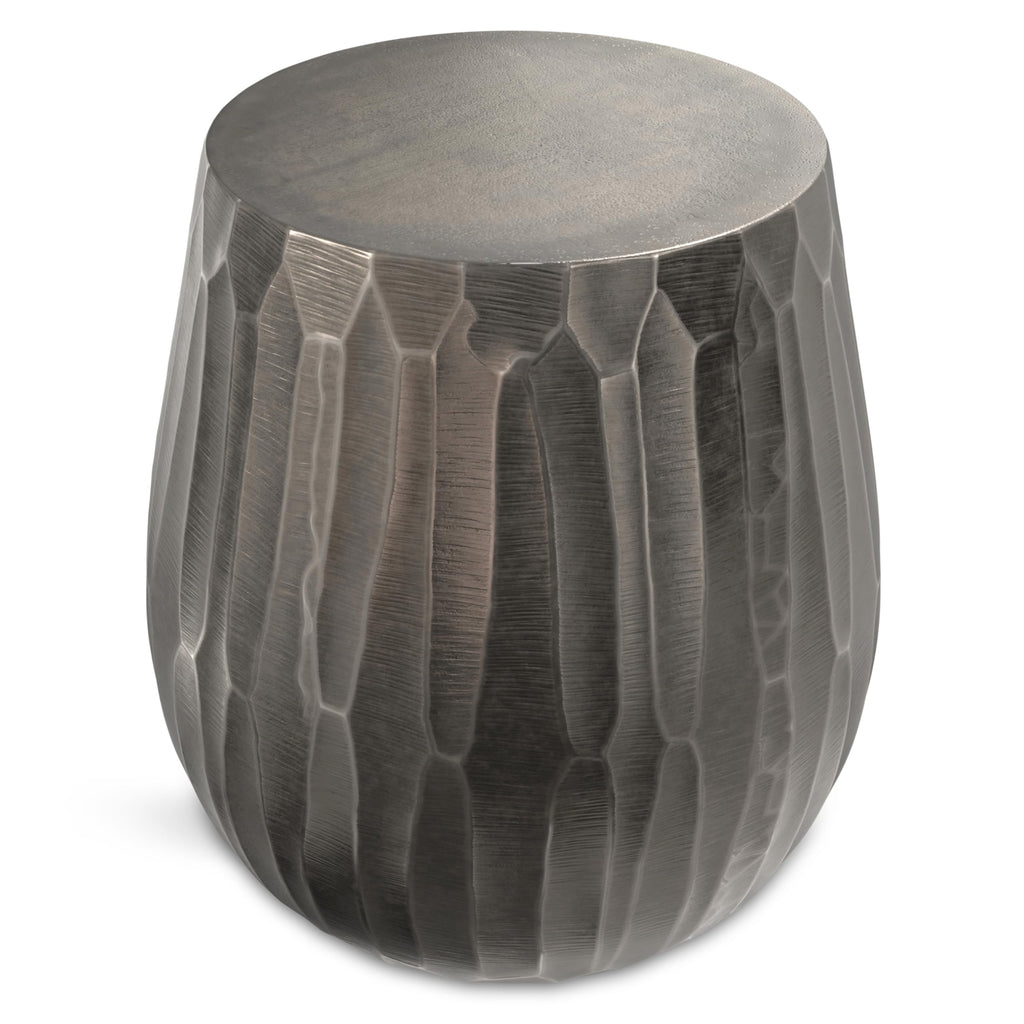 SIMPLIHOME Whitney Industrial 17 inch Wide Metal Storage Accent Side Table in Antique Bronze, Fully Assembled for the Living Room and Bedroom