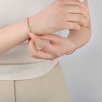 Bracelets JoycuFF Not Today Satan en code Morse pour femmes Cadeaux inspirants pour amis Anniversaire Bijoux chrétiens dorés pour maman Bracelet en acier inoxydable religieux