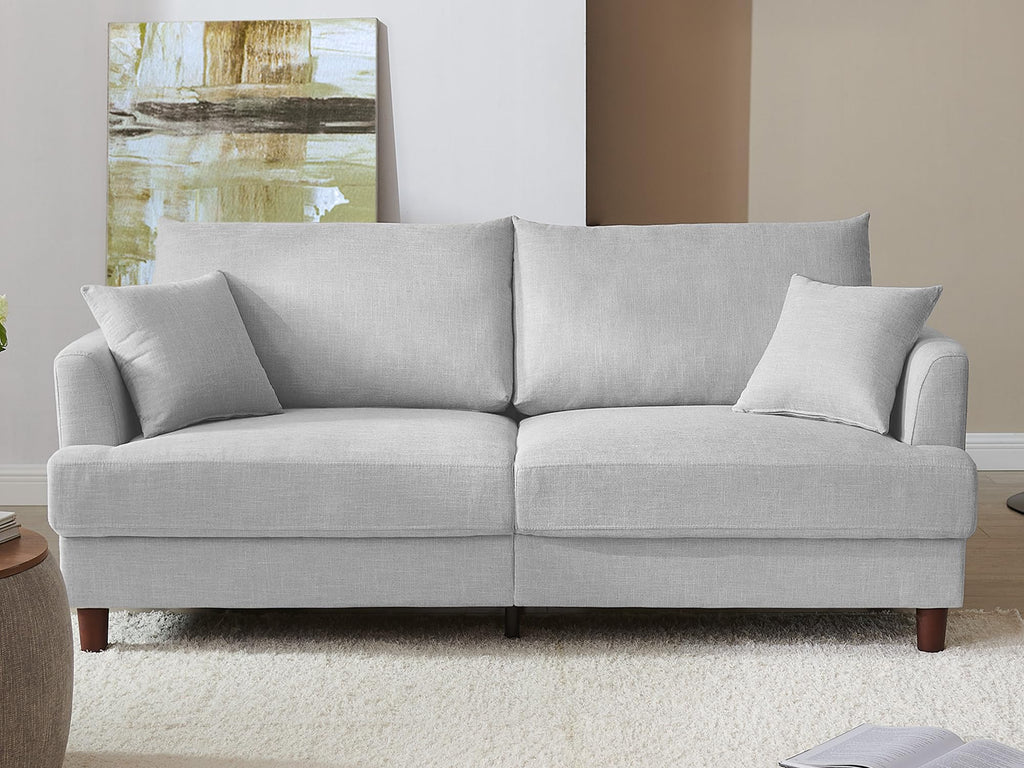 L Shaped Convertible Sleeper Sofa Bed, 84" Sectional Couch for Living Room - Pull Out Bed, Reversible Chaise with Storage, Dual USB-C Charging, Removable & Washable Dark Grey Linen Covers