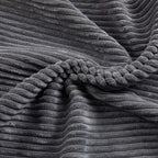 Pipishell Convertible Futon Sofa Bed,66" Corduroy Futon Couch with Adjustable Backrest and Armrests, Recliner Sleeper Sofa for Small Spaces, Play Room or Office, Grey