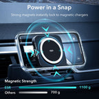 ESR for iPhone 13 Pro Max Case, Compatible with MagSafe, Shockproof Military-Grade Protection, Yellowing Resistant, Magnetic Phone Case for iPhone 13 Pro Max, Classic Hybrid Case (HaloLock), Clear