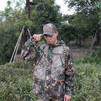 Seaponer Herre Camouflage Jagt Hat, Åndbar Mesh, 2 stk