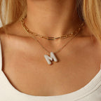 Ascona Bubble Letter Halskette Gold, Ballon Anfangsbuchstabe A Schicht Layered Halsketten Strass Buchstaben Anhänger Kette Gestapelte Halsketten für Frauen Schmuck Geschenk