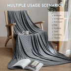 AmyHomie Cooling Blanket,90"x90"Queen Size,Summer Blankets with Double Sided Cold Effect, Arc-Chill Q-Max>0.5 Cool Fiber, Breathable Lightweight Blankets for Hot Sleepers Night Sweats