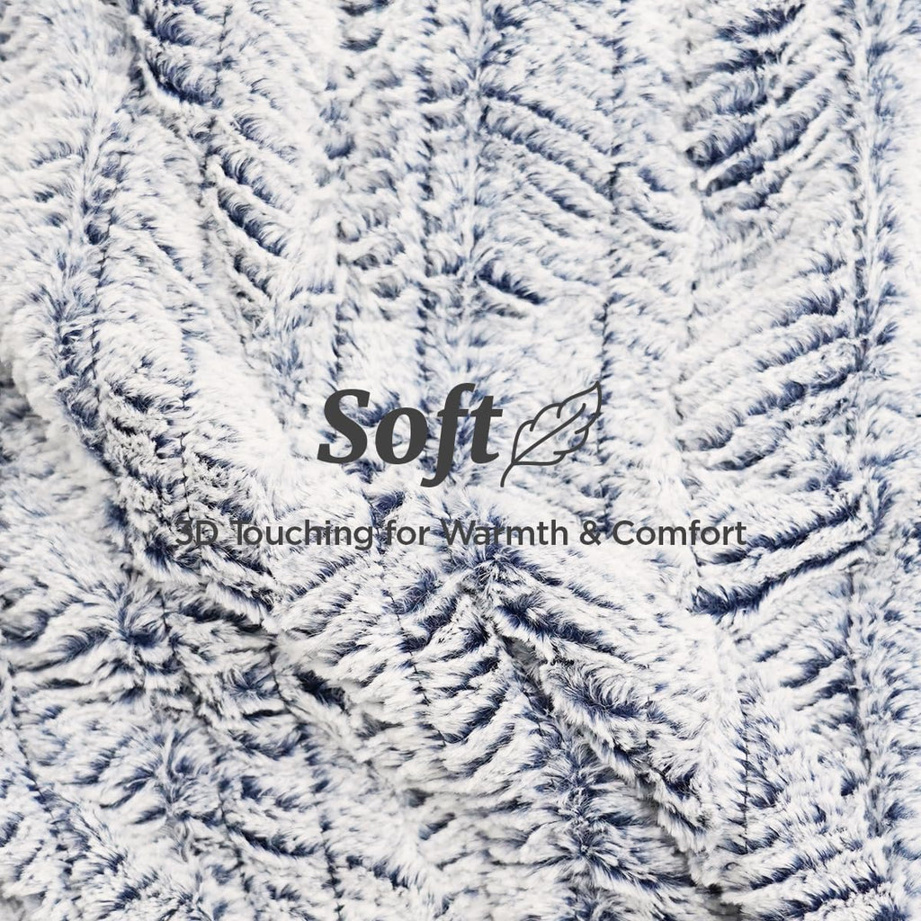 Opvarmet tæppe 50" x 60" - Opvarmet tæppe med 5 varmeniveauer og 3 timers automatisk slukning, maskinvaskbar, ETL &amp; FCC-certificering, overvarmebeskyttelse (Racoon) 