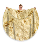 moonysweet Tortilla Blanket for Adult and Kids Double Sided Novelty Food Blanket Adult Size Funny Realistic Throw Blanket Fuzzy Fleece Blanket Flannel Teens Boys and Girls 60 inches