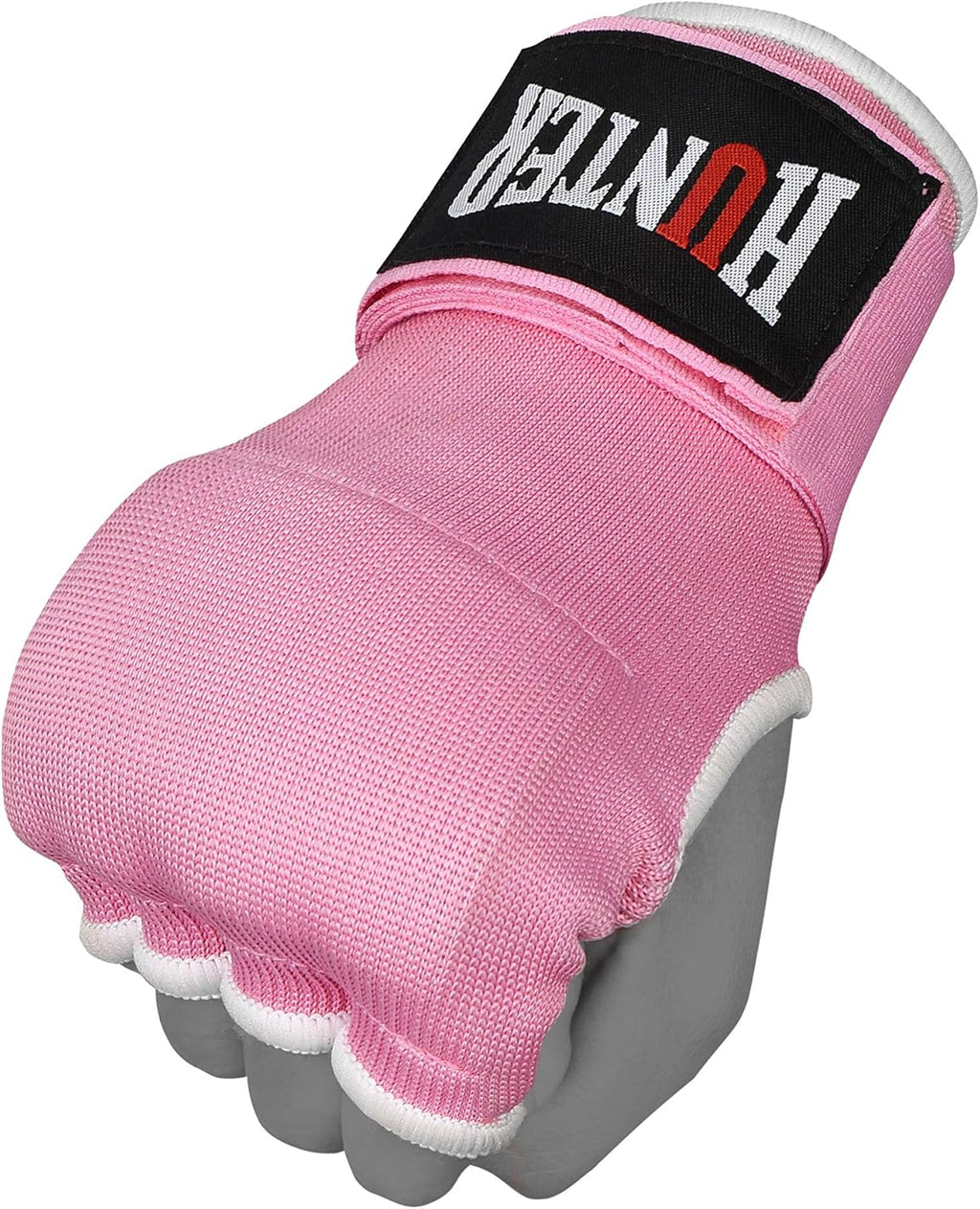 HUNTER Gel Padded Inner Gloves with Hand Wraps for Boxing, Quick Elastic Training Wraps for Men & Women, Muay Thai MMA Kickboxing Martial Arts Knuckle Wrist Protector (Pair)