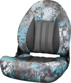 Tempress ProBax Orthopedic Folding High Back Boat Seat (Black/Charcoal/Carbon)