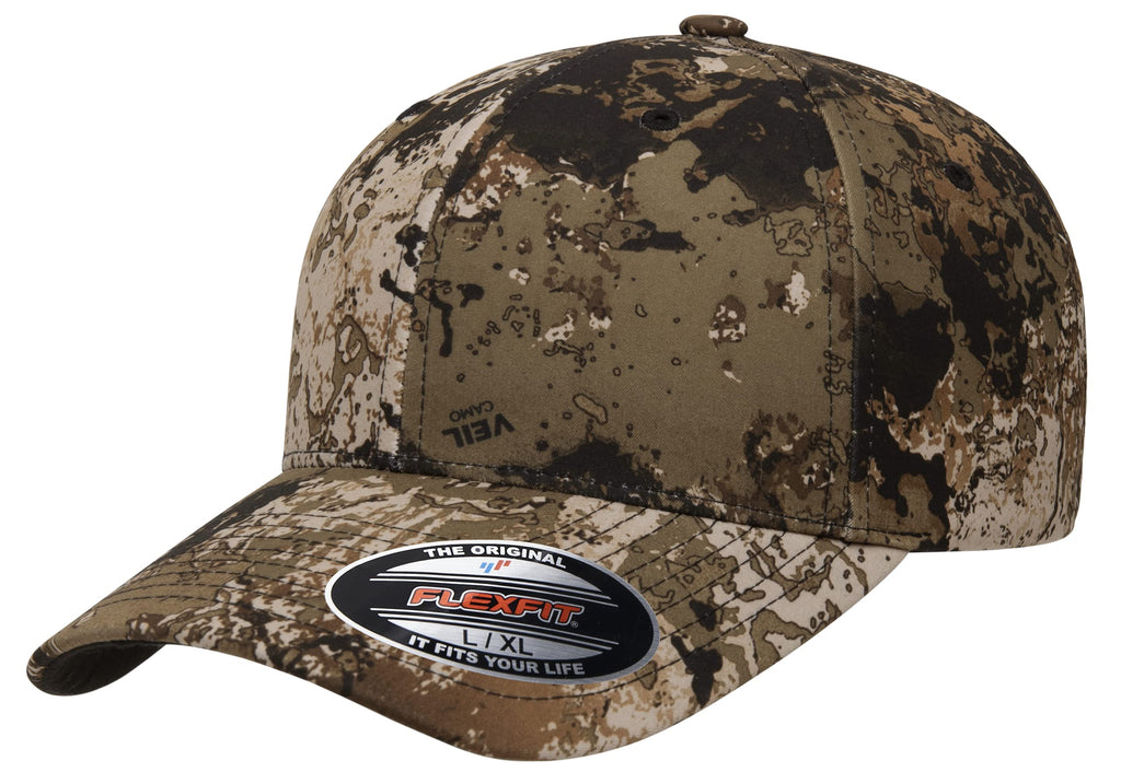 Flexfit unisex voksen Flexfit Slør Camouflage Kasket Hat, Wideland, Large-X-Large US