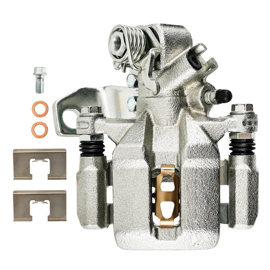 PHILTOP 18B5046 18B5047 Rear Disc Brake Caliper Assembly Fit for 2007-2017 Jeep Wrangler, 2008-2012 Jeep Liberty, 2007-2011 Dodge Nitro, 2018 Jeep Wrangler JK