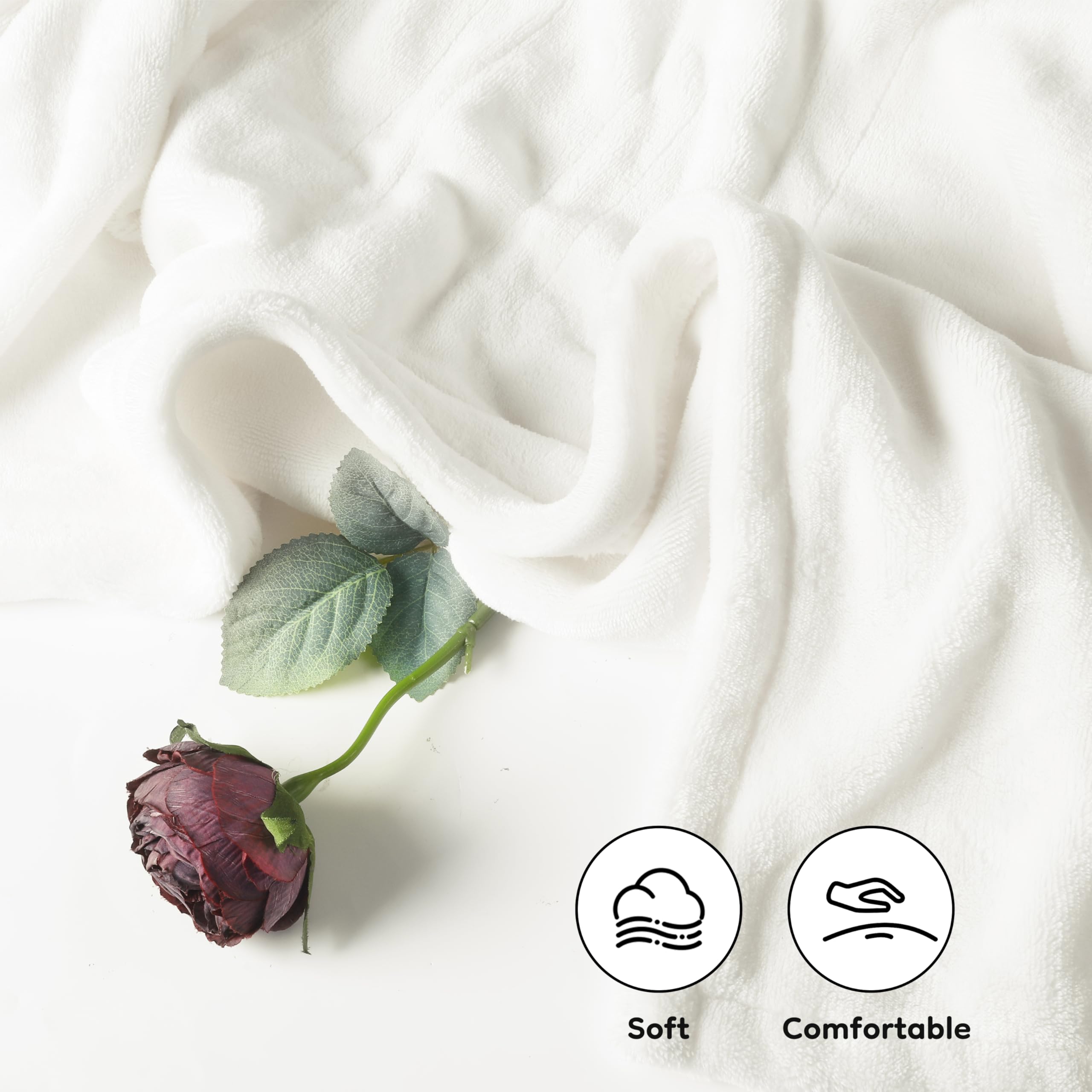 Elektrisch verwarmd deken 72" x 84" volledige maat flanellen stof met 4 verwarmingsniveaus & 10 uur automatische uitschakeling, ademend warm en wasbaar voor zacht en bed - lichtgrijs