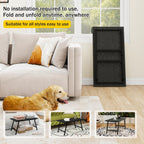 Rectangular Folding Coffee Table - Modern Space-Saving Foldable Coffee Table for Living Room, Durable and Lightweight Design, Easy to Assemble, Perfect for Small Spaces