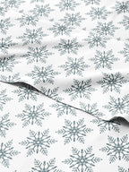 Komplet pościeli King Christmas Tree - Świąteczny wzór Xmas na lnie - Głębokie kieszenie - Dopasowany krój - 4 części - Bez zagnieceń - Wygodna i chłodząca świąteczna pościel zimowa - Łatwa w pielęgnacji - Przyjazna dzieciom